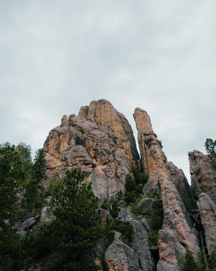 Rock formation at Custer State Park in South Dakota