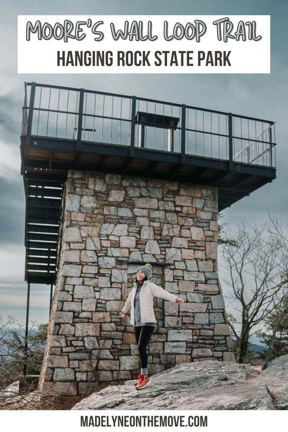 Moore's Wall Lookout Tower at Hanging Rock State Park