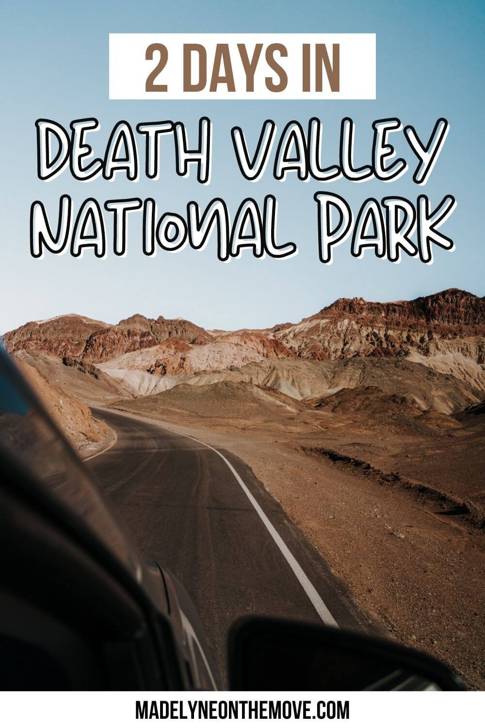 Artists Drive Scenic Loop in Death Valley National Park