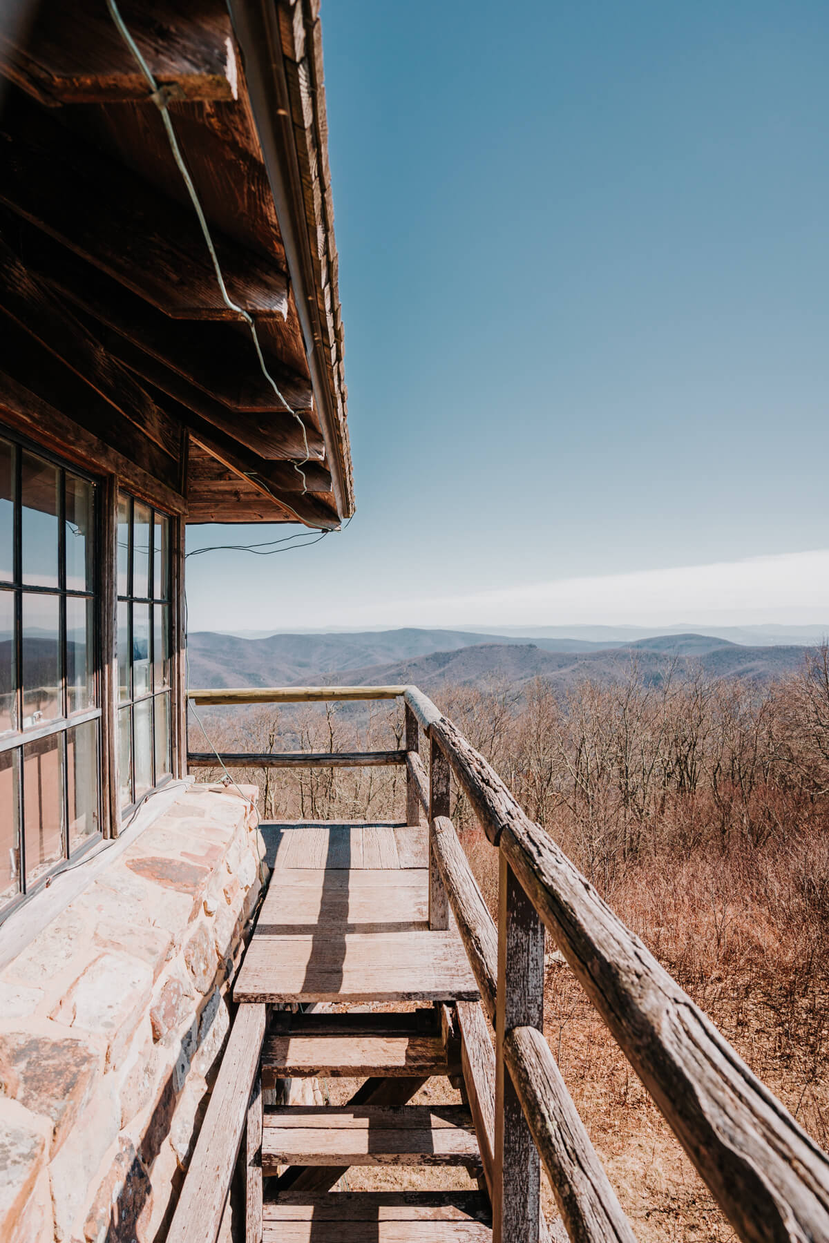 Mountain views from High Knob Tower
